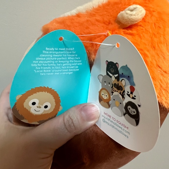 B1G1- See Description NWT Robb the Orangutan Squishmallow 8” 2021 - Picture 9 of 10